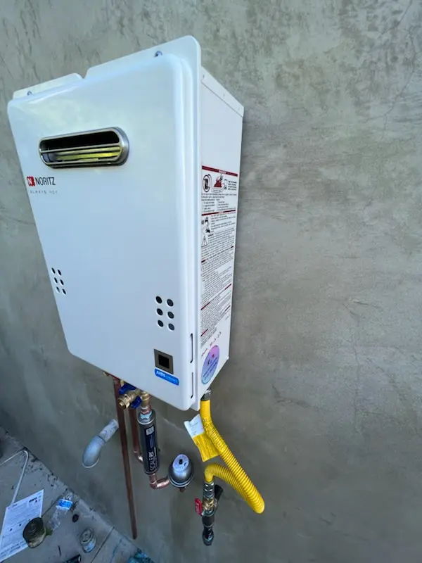 Tankless water heater installation for Muttonville homes